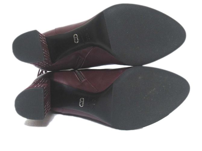 Botines STELLAR Christian Dior Castaño Burdeos - vista 9