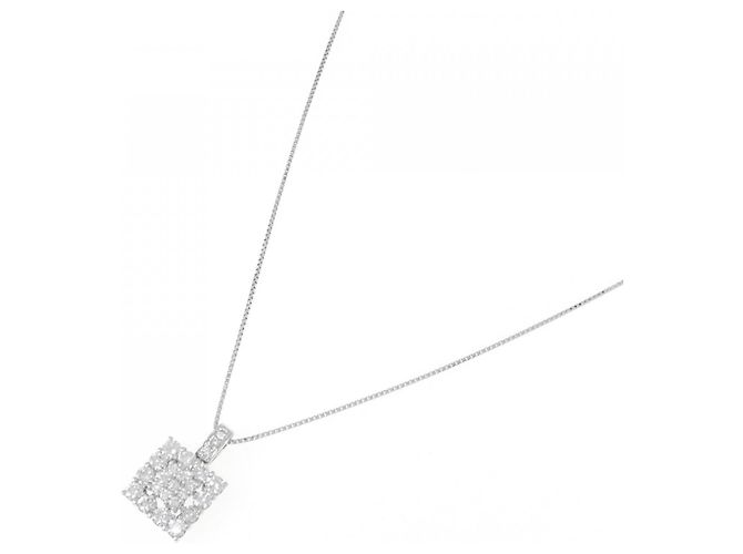 Autre Marque Collana con diamanti Au750 Argento - vista 2