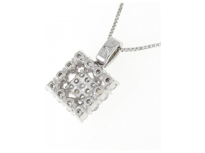 Autre Marque Collana con diamanti Au750 Argento - vista 4