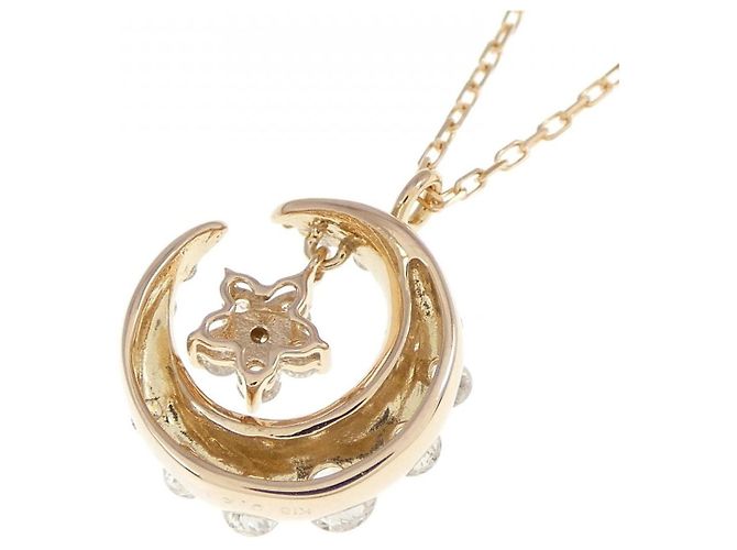 Autre Marque Collana in Diamante di Luna Au750 Rosa - vista 4