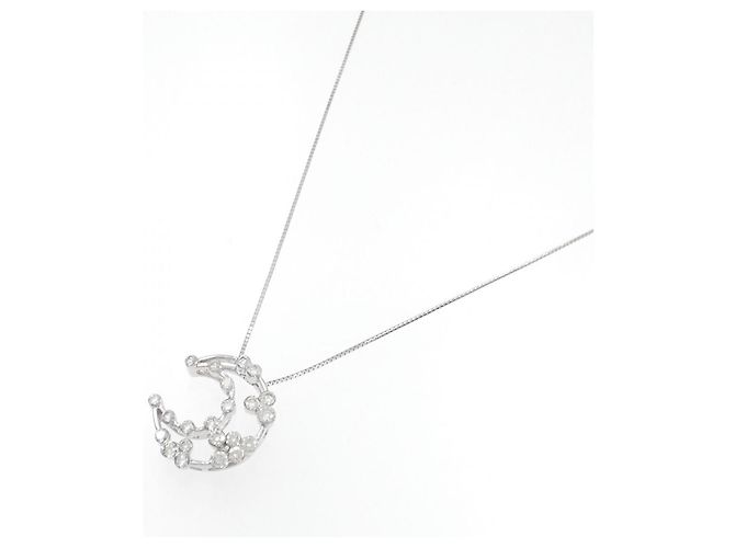 Autre Marque Collana con diamanti Au750 Argento - vista 2
