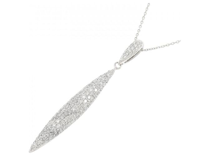 Autre Marque Collana in diamante in oro bianco Au750 Argento - vista 3