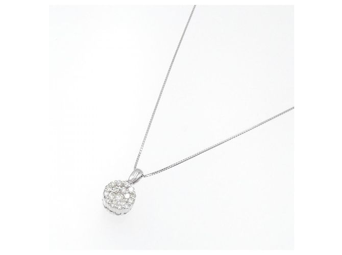 Autre Marque Collana in diamante in oro bianco Au750 Argento - vista 2