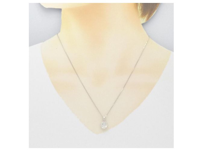 Autre Marque Collana in diamante in oro bianco Au750 Argento - vista 6
