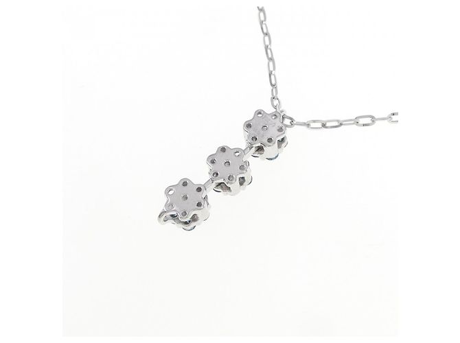 Autre Marque Collana di diamanti 2 vie in oro bianco Au750 Argento - vista 4
