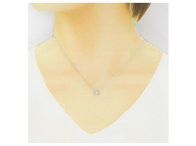 Autre Marque Collana in diamante in oro bianco Au750 Argento - vista 6