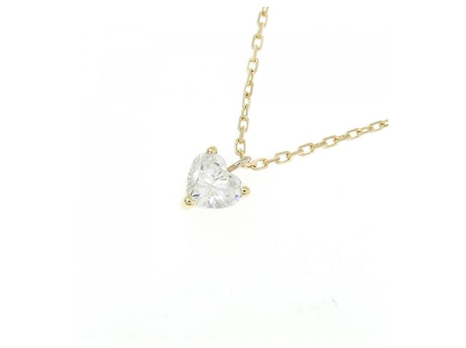 Autre Marque Collana con diamante a forma di cuore Au750 D'oro - vista 3