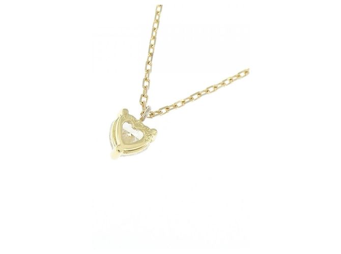 Autre Marque Collana con diamante a forma di cuore Au750 D'oro - vista 4