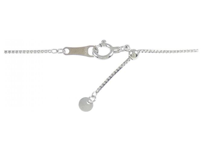 Autre Marque Diamant-Halskette PT900 PT850 Silber - Ansicht 5