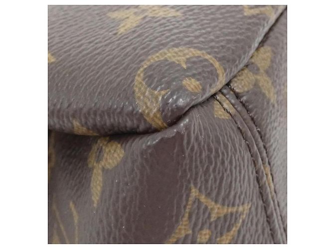 Borsa Pallas Monogram Louis Vuitton Marrone Rosa Gold hardware - vista 3