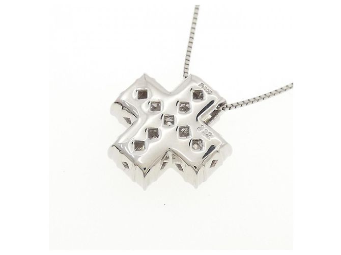 Autre Marque Collana in diamante Pt900 Pt850 Argento - vista 4