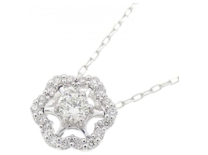 Autre Marque Collana in diamante in oro bianco Au750 Argento - vista 3