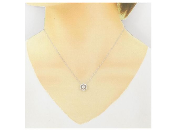 Autre Marque Collana in diamante in oro bianco Au750 Argento - vista 6