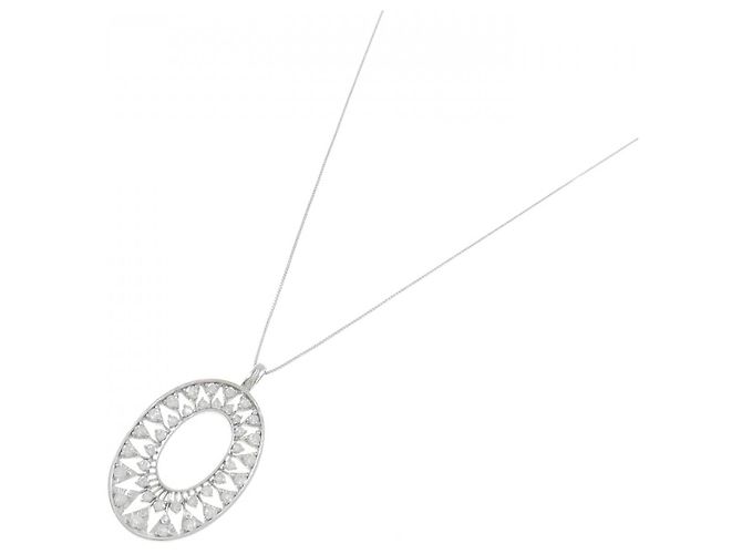 Autre Marque Collana in diamante in oro bianco Au750 Argento - vista 2