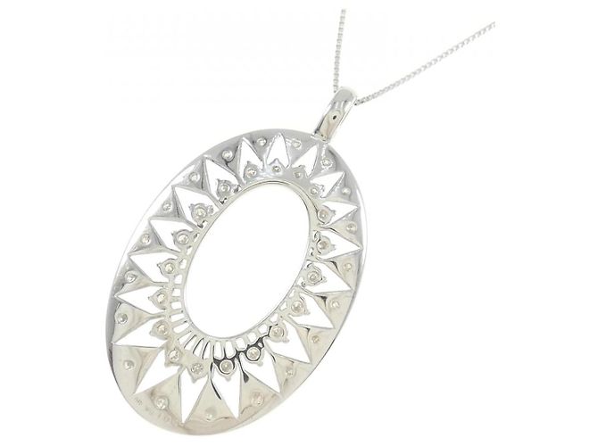 Autre Marque Collana in diamante in oro bianco Au750 Argento - vista 4