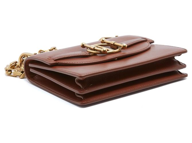 Christian Dior 2018 Borsa DiorDirection in Pelle Beige con Catena Dorata Cammello - vista 5