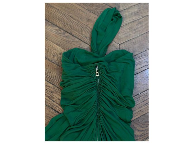 Loewe Vestido Modi drapeado verde Verde oscuro - vista 13