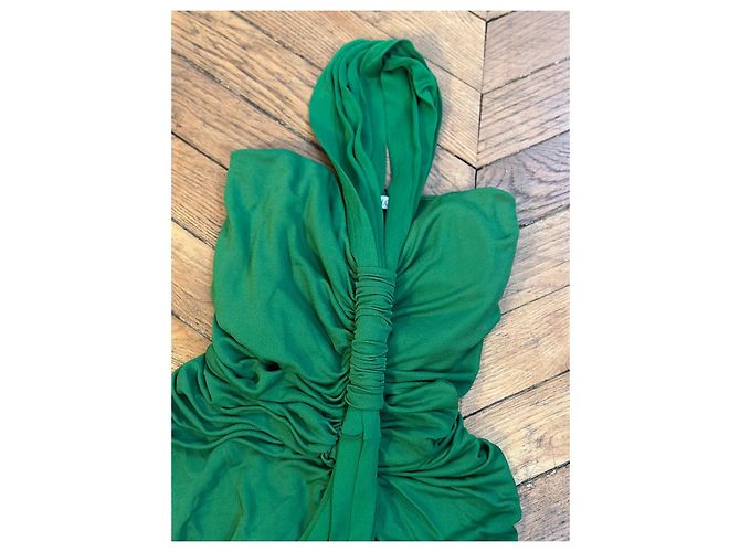 Loewe Vestido Modi drapeado verde Verde oscuro - vista 8