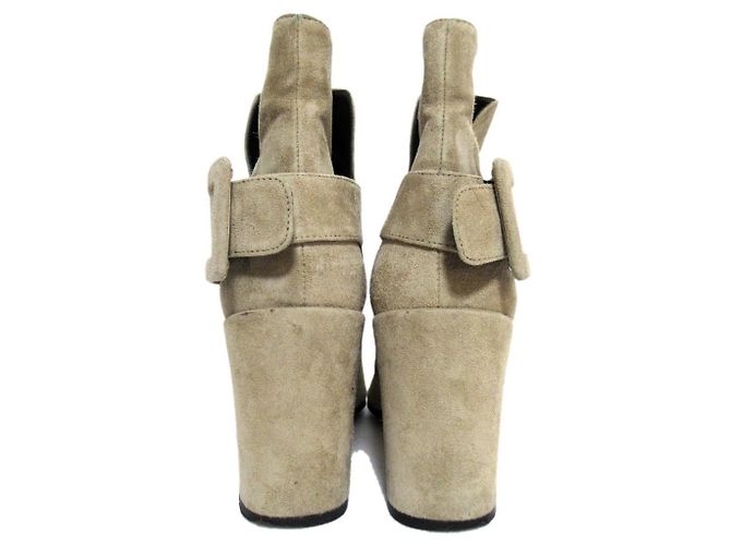 Botines de cuero ante Roger Vivier Beige - vista 2