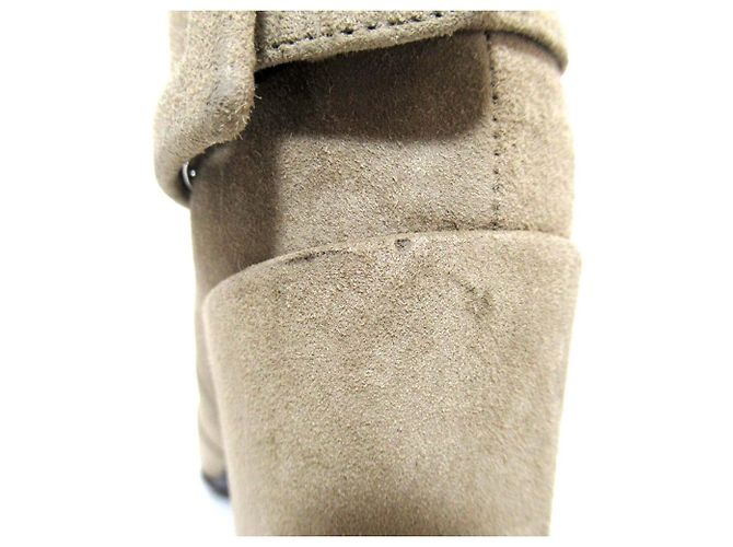 Botines de cuero ante Roger Vivier Beige - vista 3