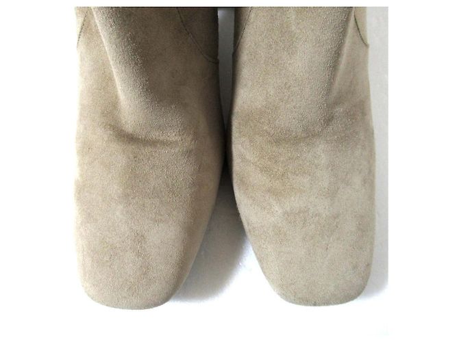 Botines de cuero ante Roger Vivier Beige - vista 6