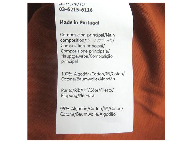 Camiseta de algodón con bordado Anagram Loewe Castaño - vista 7