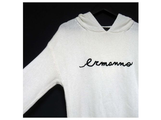 Autre Marque Strickkleid Ermanno Scervino Weiß Aus weiß - Ansicht 3