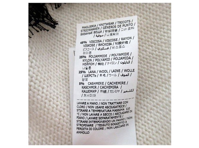 Autre Marque Strickkleid Ermanno Scervino Weiß Aus weiß - Ansicht 6