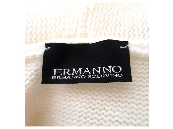 Autre Marque Strickkleid Ermanno Scervino Weiß Aus weiß - Ansicht 8