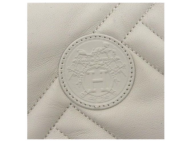 Botas Largas de Cuero FUJI de Hermès Blanco - vista 6