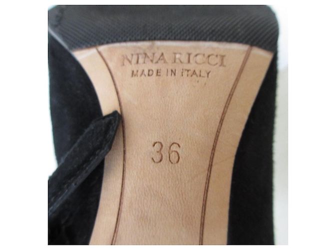 Autre Marque Botines de ante Nina Ricci Negro - vista 9