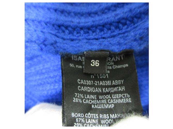 Autre Marque Cárdigan de punto ABBY de Isabel Marant Azul - vista 9