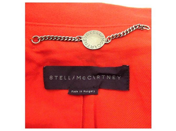 Stella Mc Cartney Abrigo de Lana Bryse de Stella McCartney Naranja - vista 11