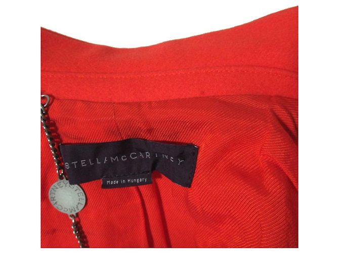 Stella Mc Cartney Abrigo de Lana Bryse de Stella McCartney Naranja - vista 5