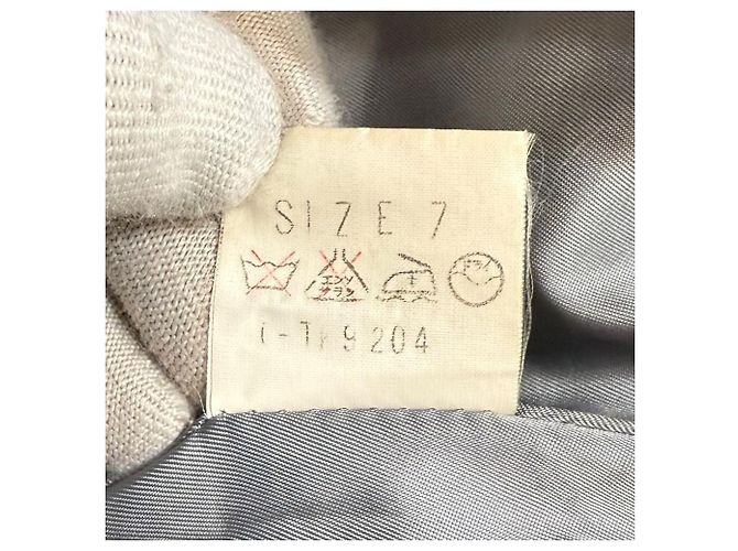 Autre Marque Abrigo ceñido con cuello de piel Pierre Cardin Castaño - vista 7