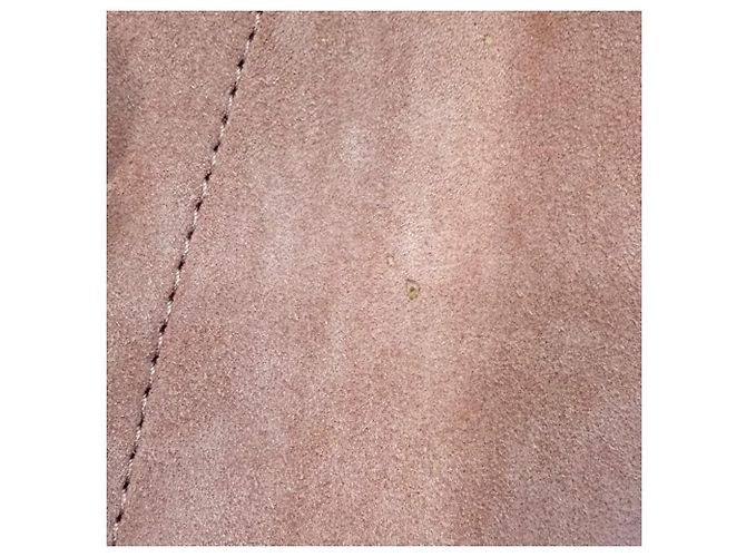 Autre Marque Stouls Wildleder-Kleid Pink - Ansicht 8