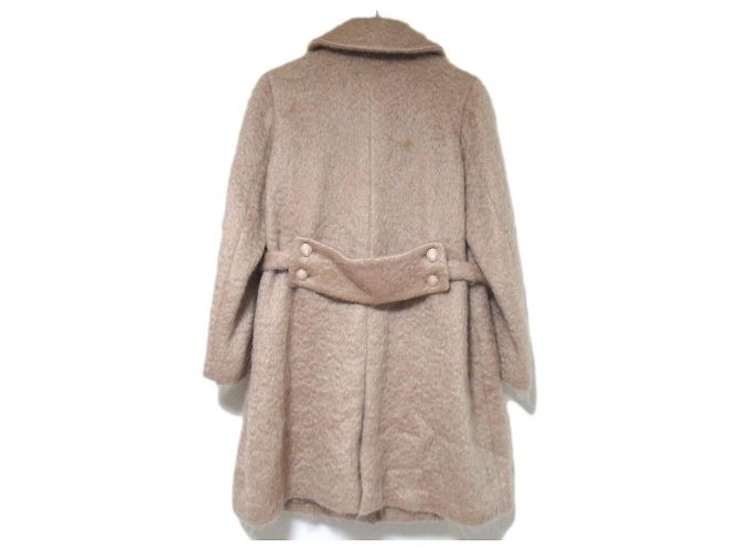 Autre Marque Abrigo de Mohair PINK HOUSE Beige - vista 2