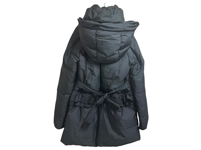 Autre Marque Abrigo de Plumas Ermanno Scervino Negro - vista 2