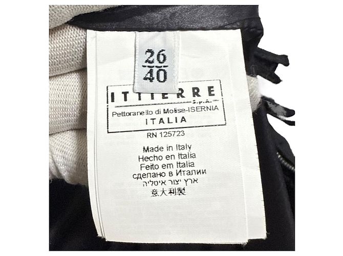 Autre Marque Abrigo de Plumas Ermanno Scervino Negro - vista 6