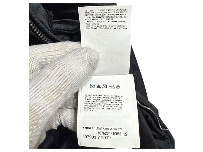 Autre Marque Abrigo de Plumas Ermanno Scervino Negro - vista 7