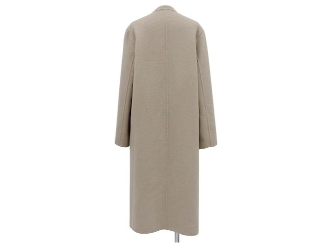 Autre Marque Abrigo de Melton Doble Cara Beaver DES PRES Beige - vista 2