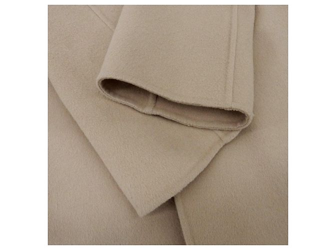 Autre Marque Abrigo de Melton Doble Cara Beaver DES PRES Beige - vista 4
