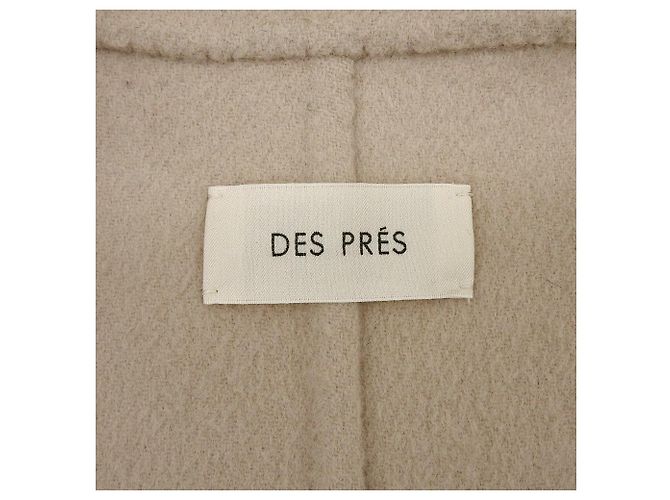 Autre Marque Abrigo de Melton Doble Cara Beaver DES PRES Beige - vista 6