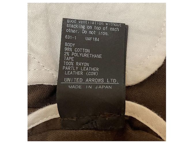 Autre Marque Pantalon à couture centrale Drawer Marron - vue 8