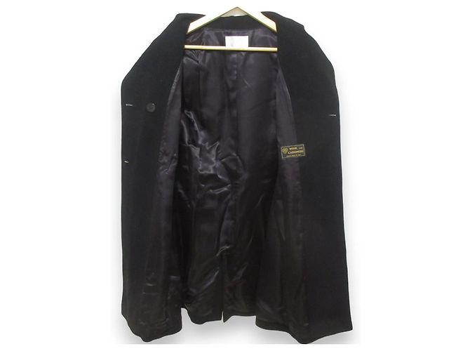 Autre Marque Abrigo de lana y cachemira Jiyuku Negro - vista 3