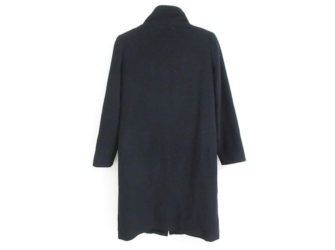 Abrigo largo de mezcla de angora clásico Versace Negro - vista 2