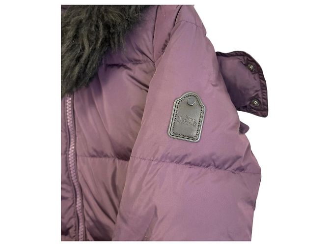Chaqueta de nylon Coach Púrpura - vista 4