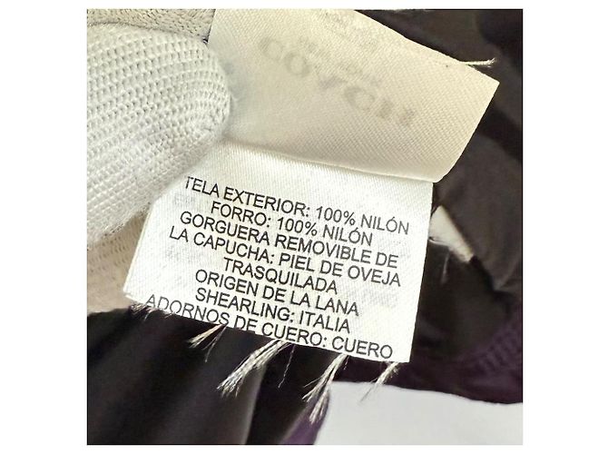 Chaqueta de nylon Coach Púrpura - vista 8