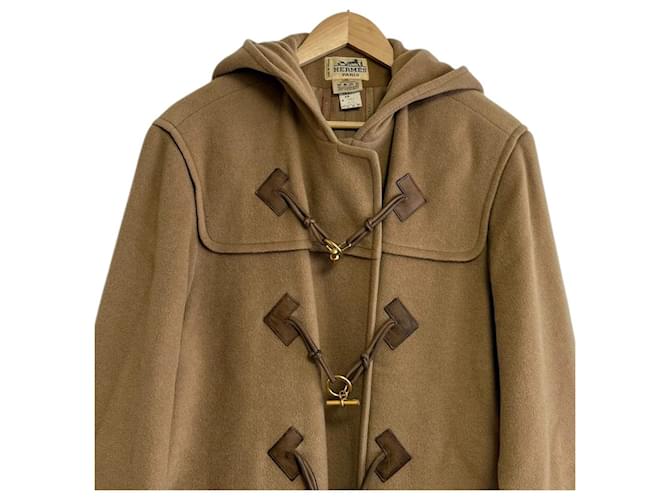 Abrigo Duffle Grenan Camel de Hermès Castaño - vista 4