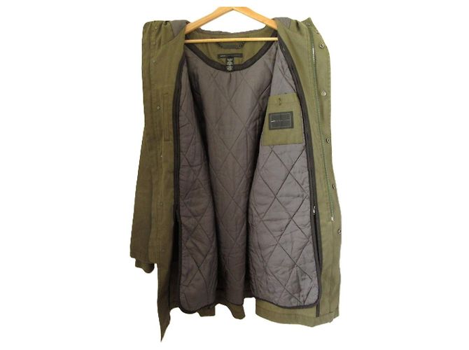 Abrigo Mods Quilting Liner de Marc by Marc Jacobs Verde Caqui - vista 6